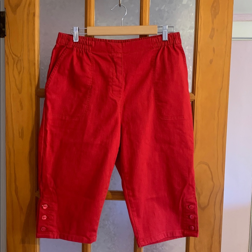 3/25$ Alia Vibrant Red Pants capri
